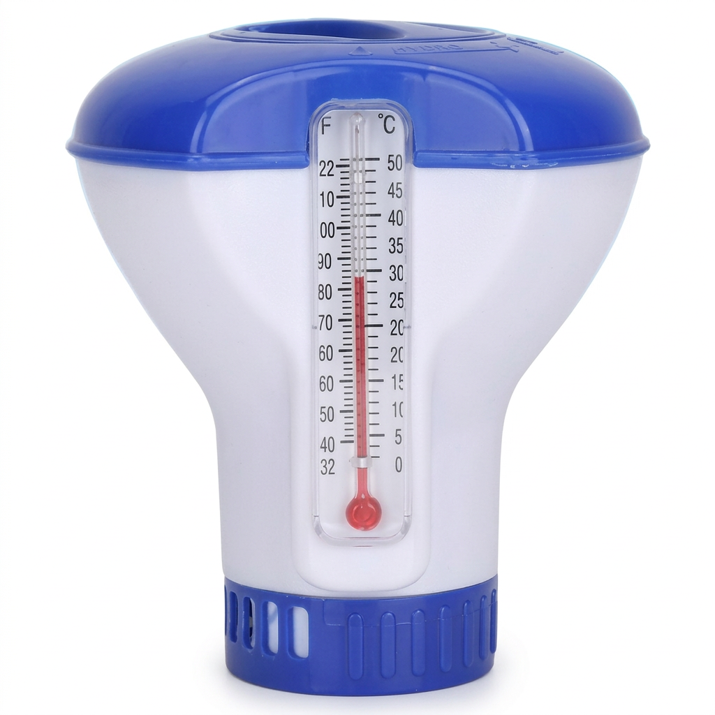 Floating Tablet Dispenser With Thermometer